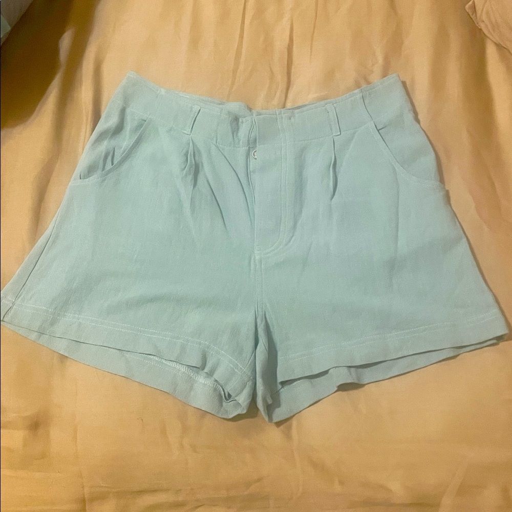 JLUXLABEL Light Green Women's Shorts